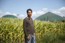 Jean-François Delaitre, agriculteur méthaniseur - Crédit photo ©Lewis-Joly