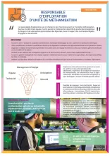 Fiche métier Responsable d’exploitation d’unité de méthanisation