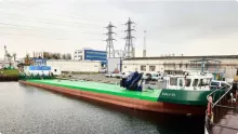 « Zulu 06 », premier bateau fluvial propulsé à l’hydrogène - Crédit photo GAUTHIER MIGNOT - SOGESTRAN 