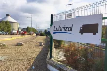 Panneau indication Lubrizol - Crédit photo ©FM/76actu