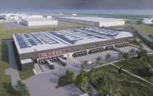 La future plateforme logistique sur le site du port du Havre - Crédit photo : Virtuo Industrial Property