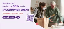 Affiche - Semaine des métiers du soin et de l'accompagnement