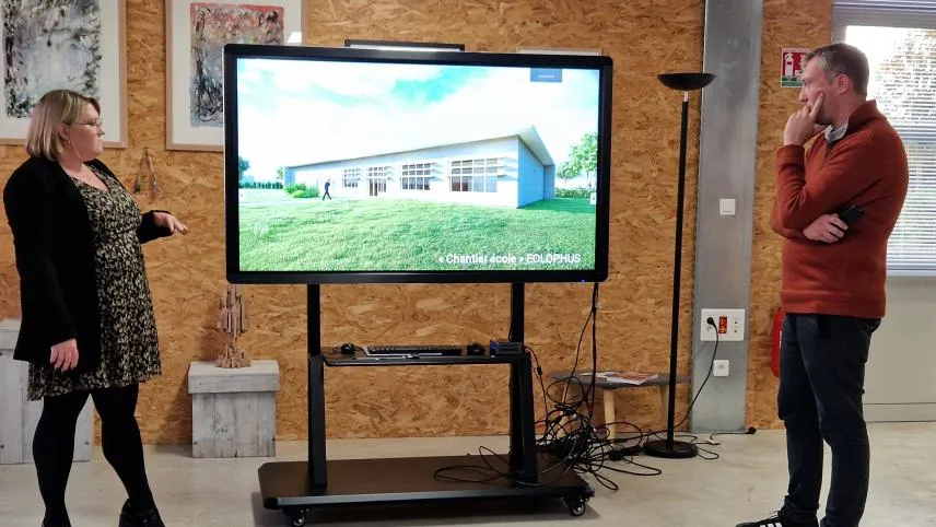 Pauline Defacque et Robin Roussel, co-gérants du cabinet Evolu - Crédit photo ©Xavier Togni