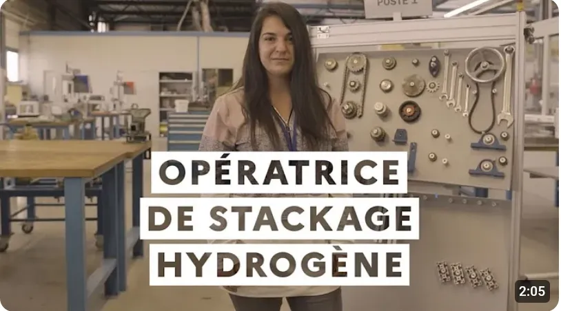 Opératrice de stackage hydrogène