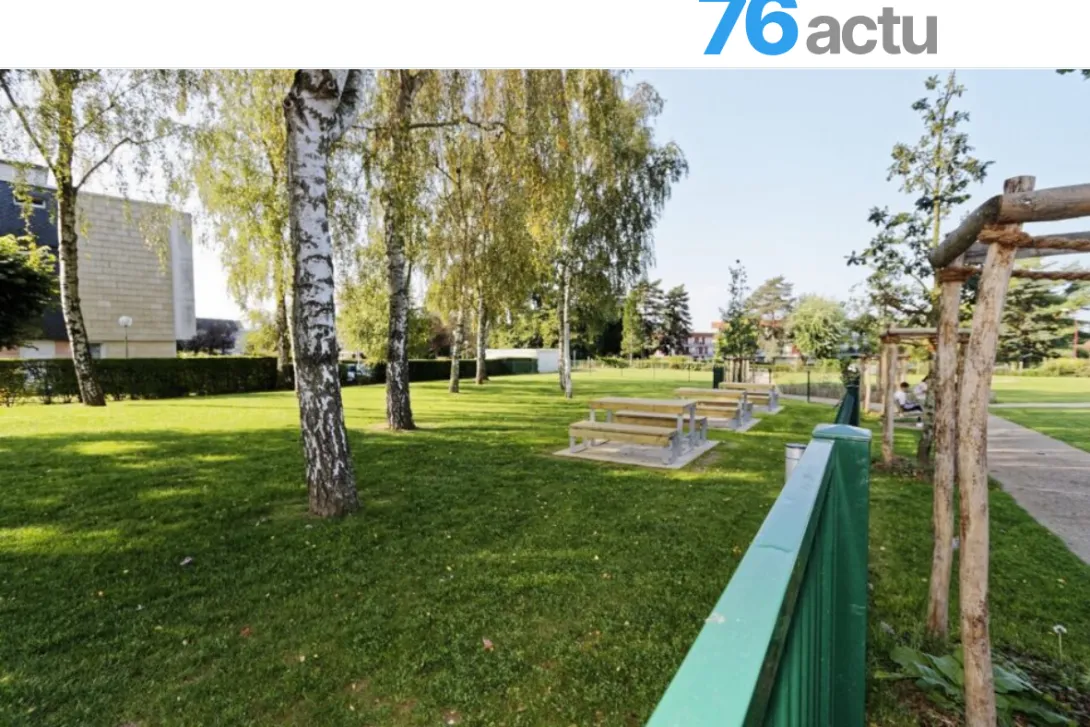 La chaufferie sera construite au bout du parc Saint-Jean, au Mesnil-Esnard, sur le plateau Est de Rouen (Seine-Maritime). 