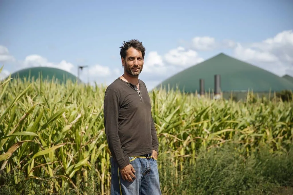 Jean-François Delaitre, agriculteur méthaniseur - Crédit photo ©Lewis-Joly