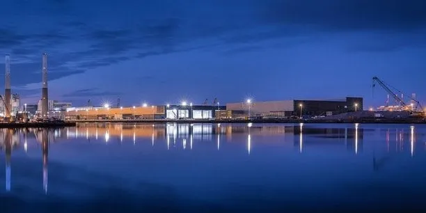 Projet de construction de l'usine Siemens Gamesa - Crédit photo ©Vinci construction