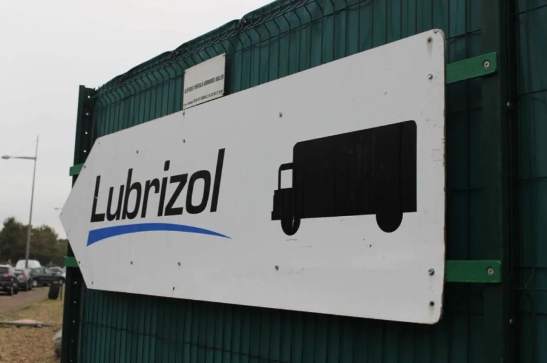 Panneau signalisation Lubrizol - Crédit photo ©MCN/76actu