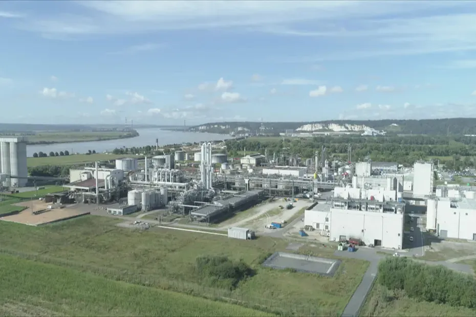 vue de Port-Jérôme - Crédit photo © France 3 Normandie