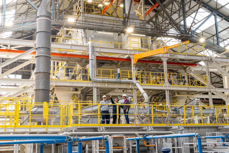 Premier four électrique de Verallia, inauguré sur le site de Cognac en 2024 / ©Verallia