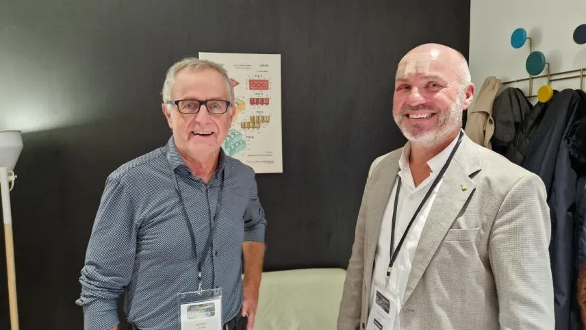 Alain Bejean, fondateur de TH et Paul Lhotellier, président du groupe Lhotellier / Photo Paris-Normandie, Christophe Préteux