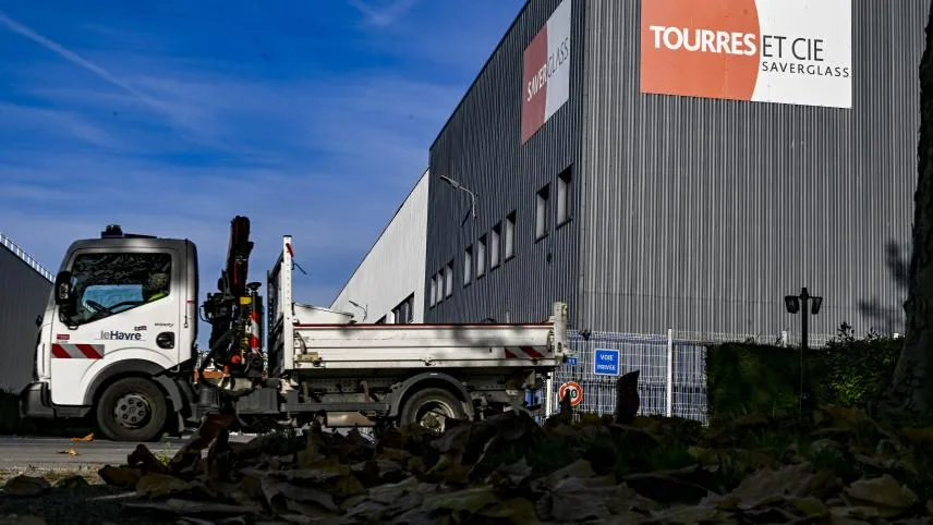 L’usine Tourres et Cie (Saverglass) au Havre - Crédit photo : Boris Maslard