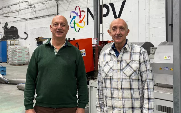 Hervé et Eric Suganas - Crédit photo : Normandie Plastique Valorisation