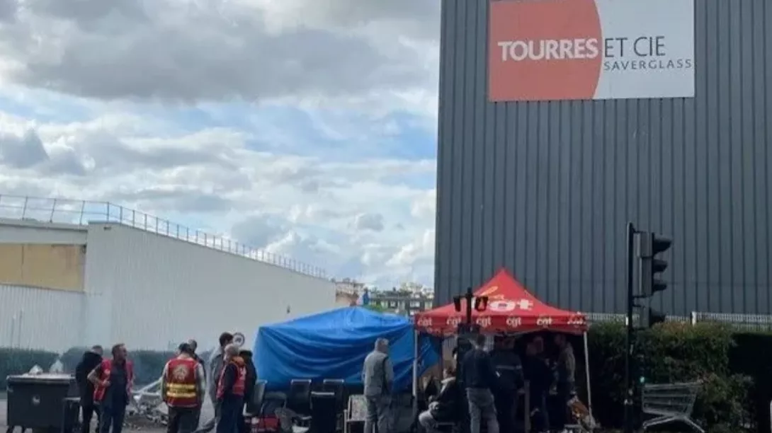 Négociations et grève chez Saverglass, au Havre. - Crédit photo : Radio France / Amélie Bonté